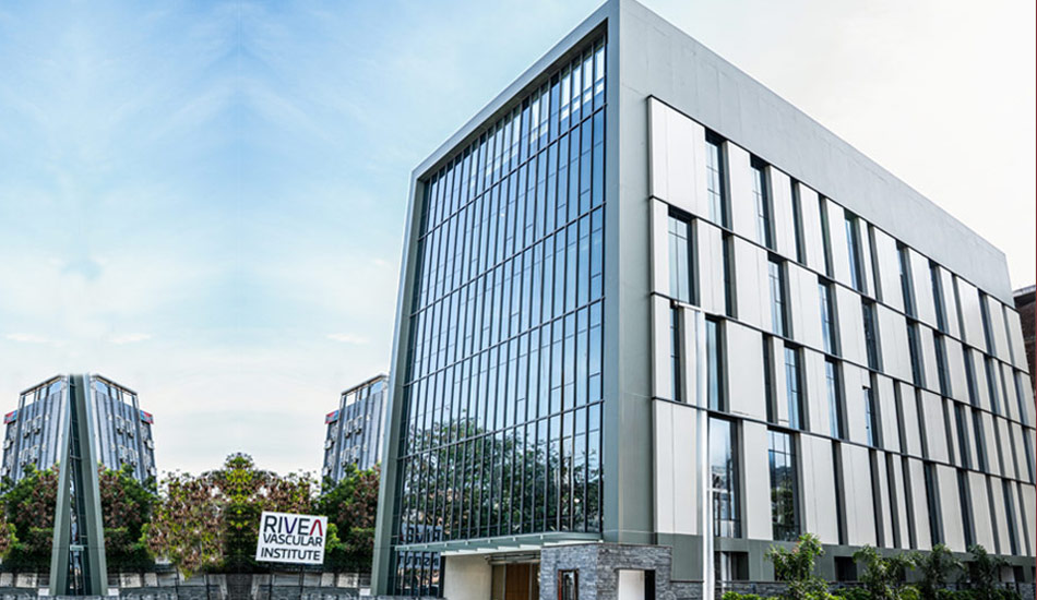 RIVEA Vascular Center building in Hyderabad – expert vein and artery care